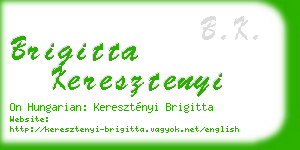 brigitta keresztenyi business card