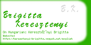 brigitta keresztenyi business card